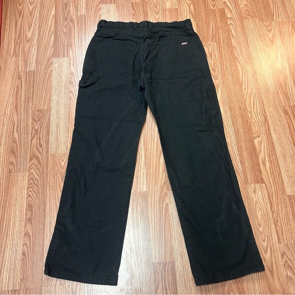 Dickies Men’s Carpenter Pants 32x30 Jeans Black Workwear Work Straight - Picture 3 of 6